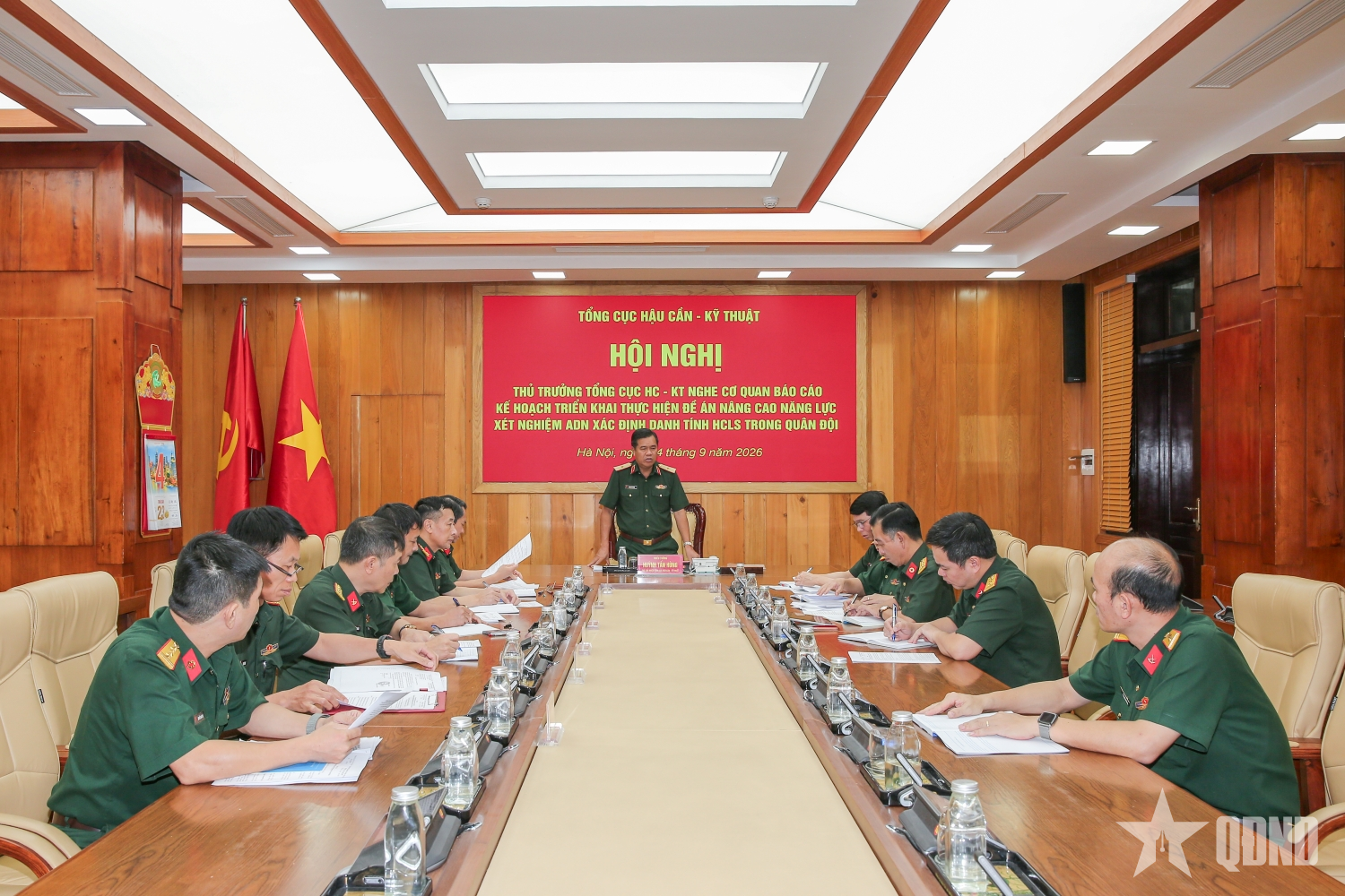 Triển khai thực hiện Đề án “Nâng cao năng lực xét nghiệm ADN xác định danh tính hài cốt liệt sĩ trong Quân đội”